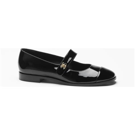 chanel black white mary jane shoes|chanel mary jane flats.